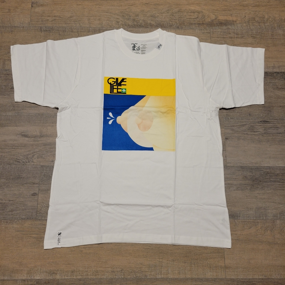 LRG Lifted Research Group Give Life T-Shirt White Men Multi Size